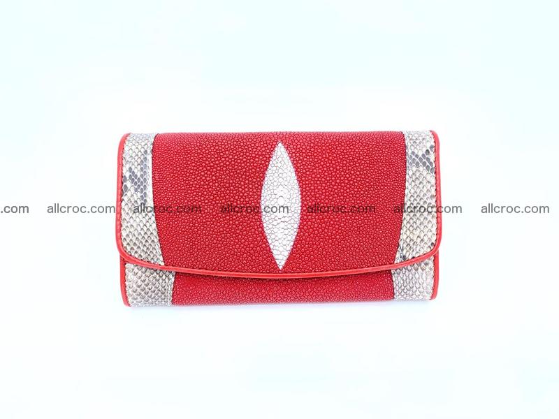 Stingray leather long wallet 1099