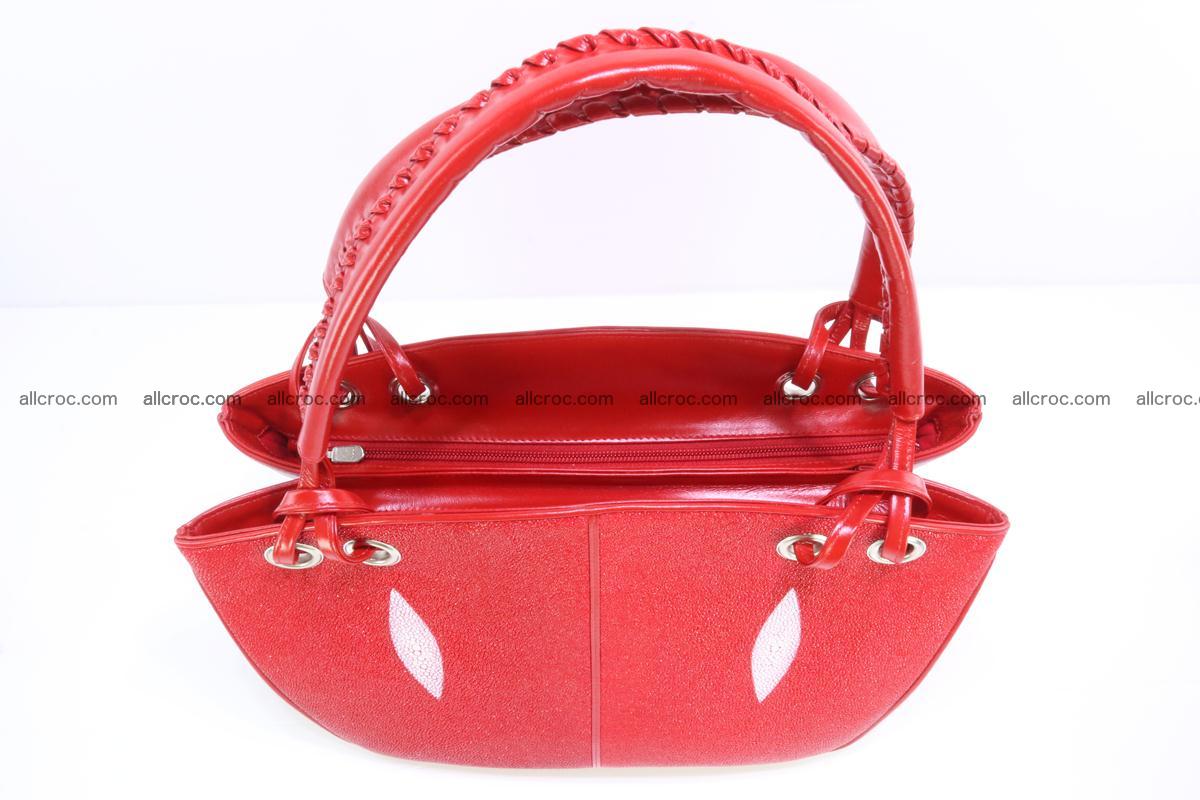 Stingray leather women's handbag 387 Foto 4