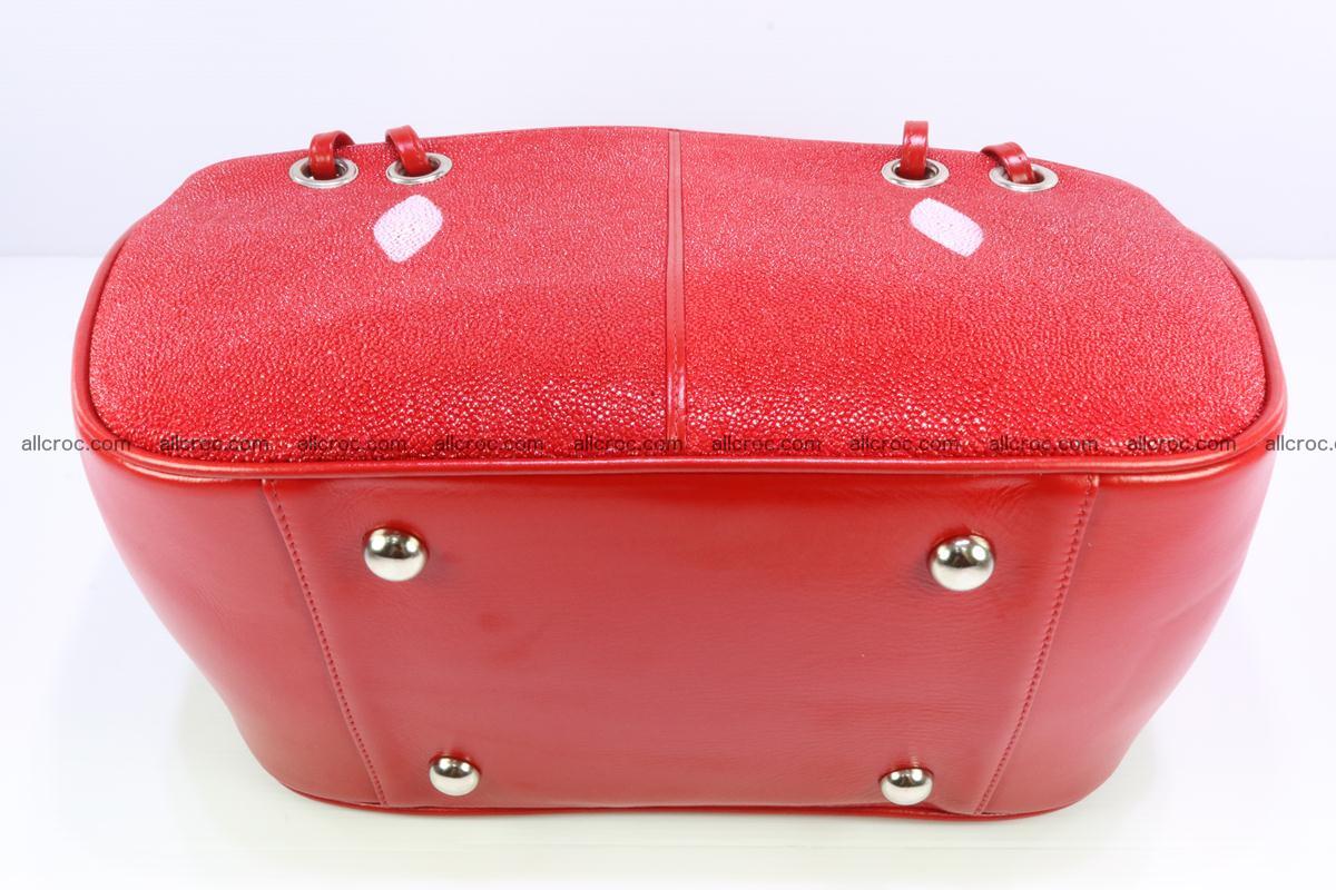 Stingray leather women's handbag 387 Foto 7