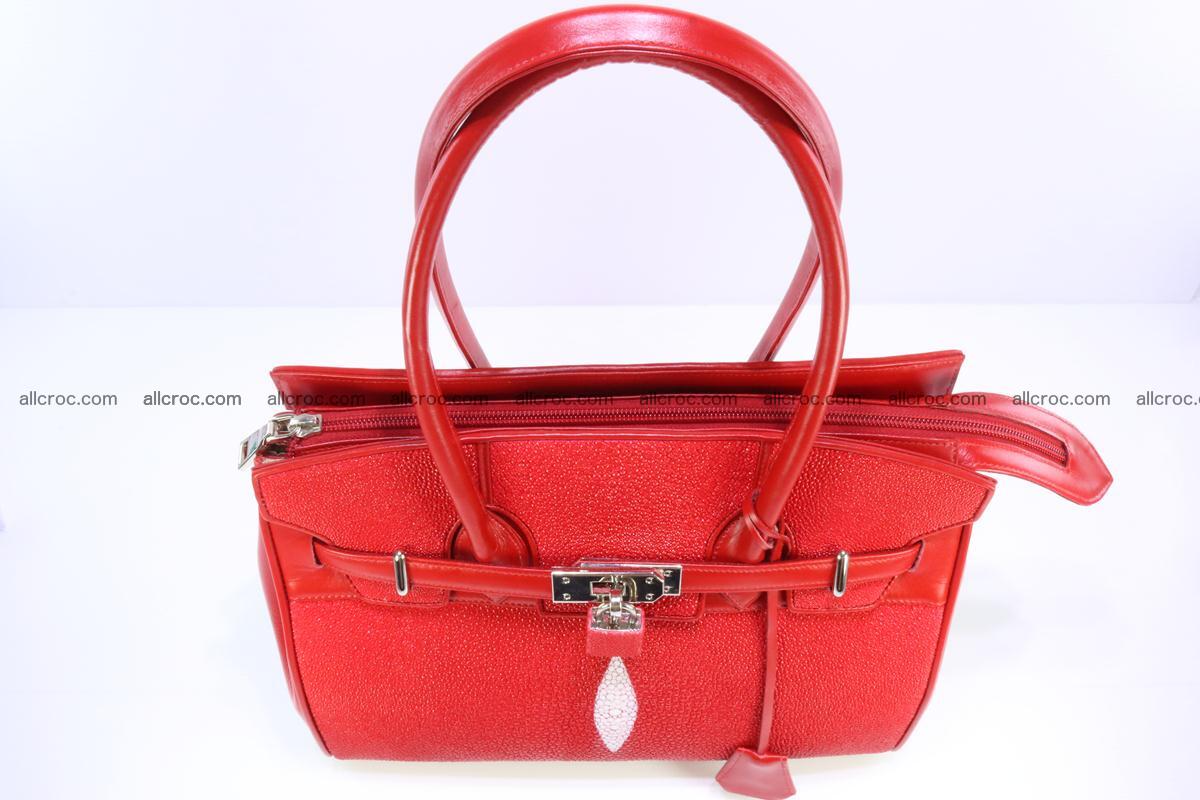 Stingray skin handbag replica of Hermes Birkin 384 Foto 8