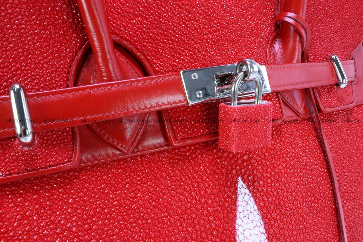 Stingray skin handbag replica of Hermes Birkin 384 Foto 2