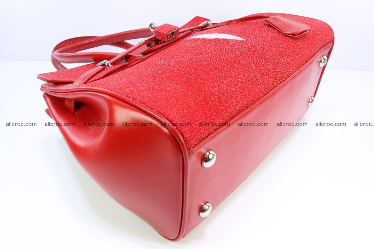 Stingray skin handbag replica of Hermes Birkin 384 Foto 10