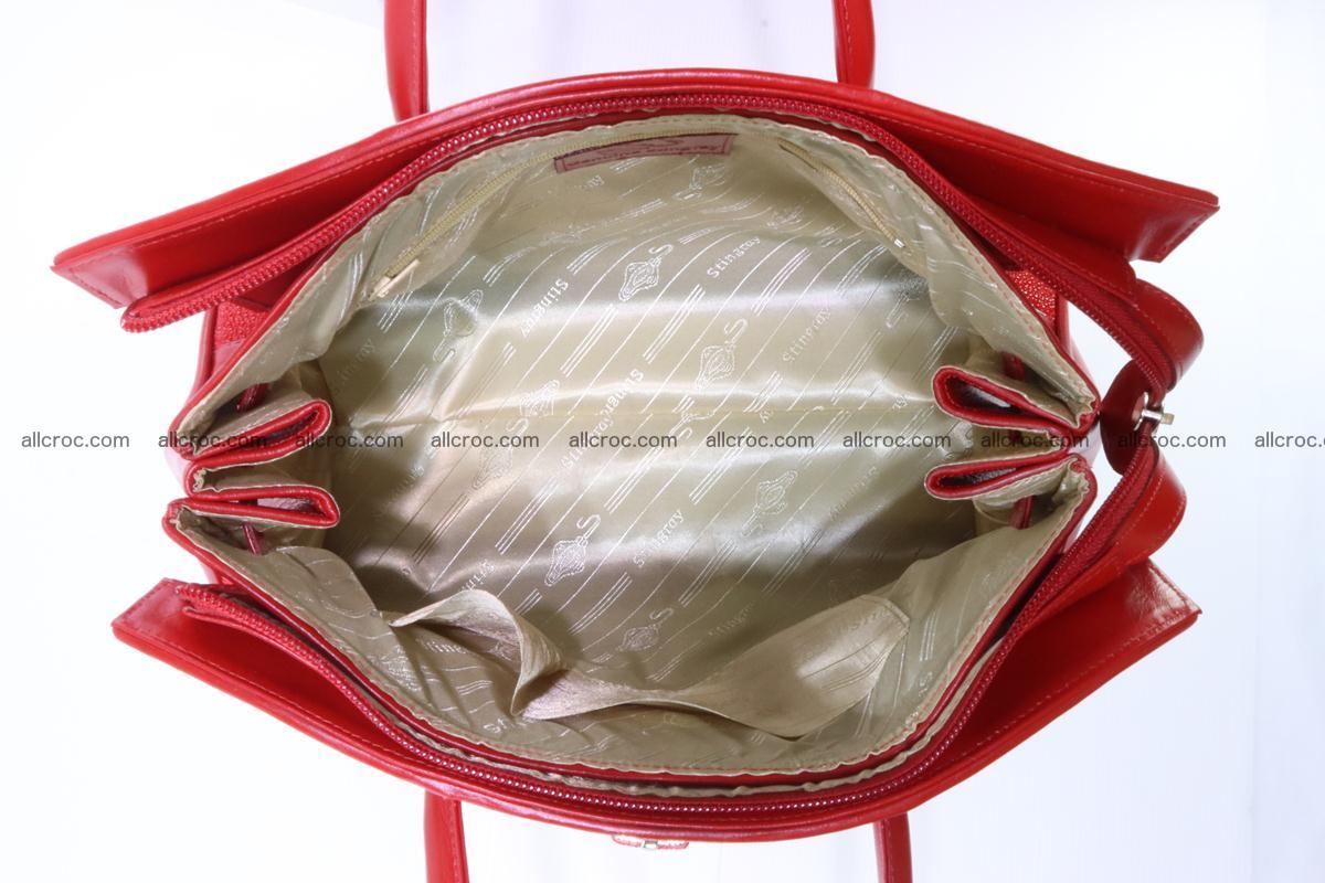 Stingray skin handbag replica of Hermes Birkin 384 Foto 12