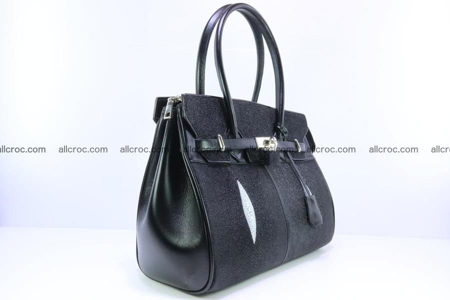 Stingray skin handbag replica of Hermes Birkin 385