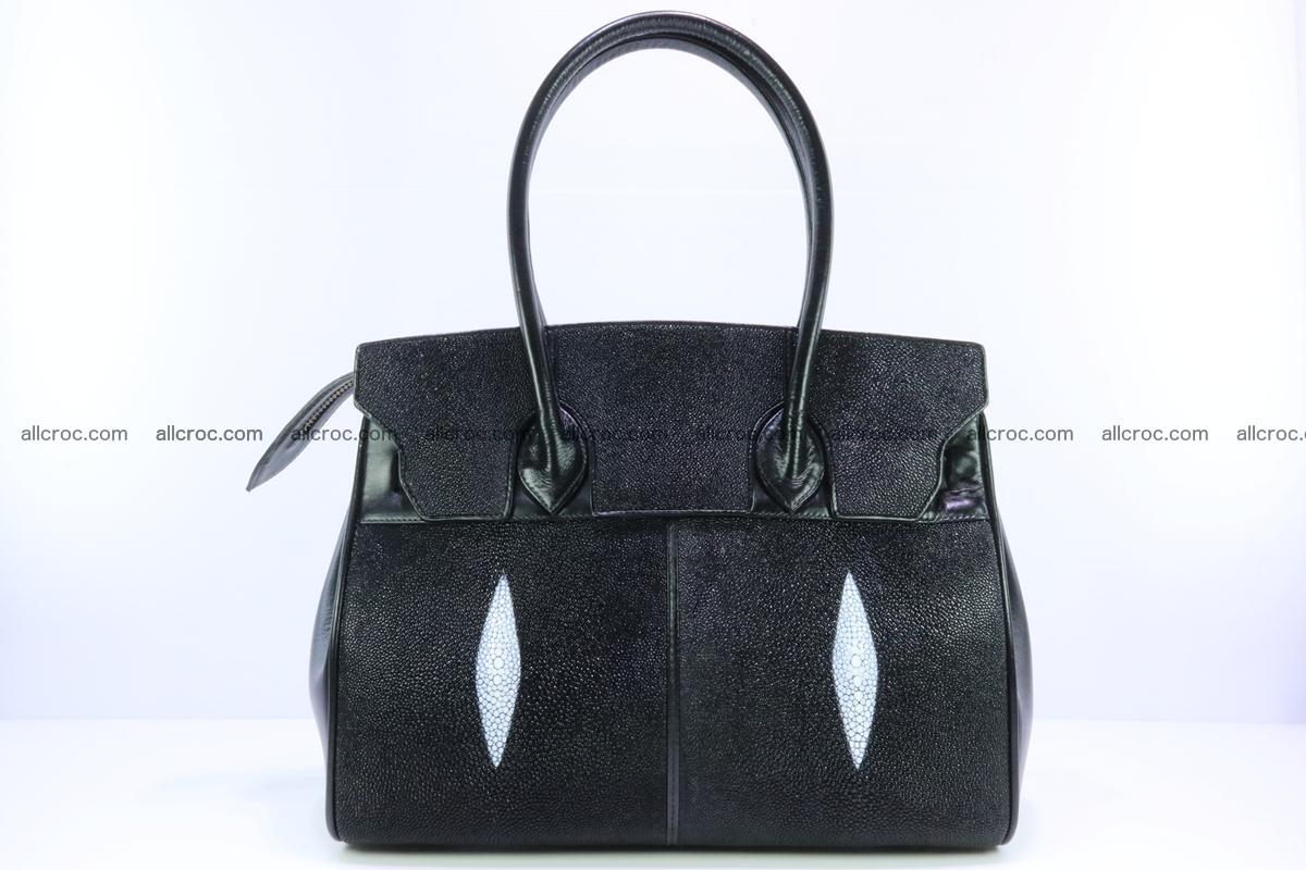 Stingray skin handbag replica of Hermes Birkin 385 Foto 1