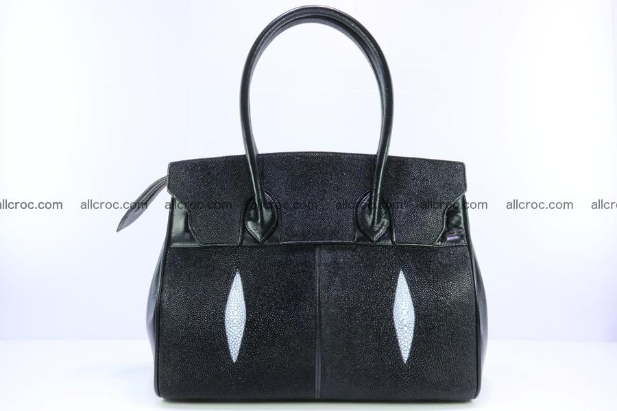 Stingray skin handbag replica of Hermes Birkin 385