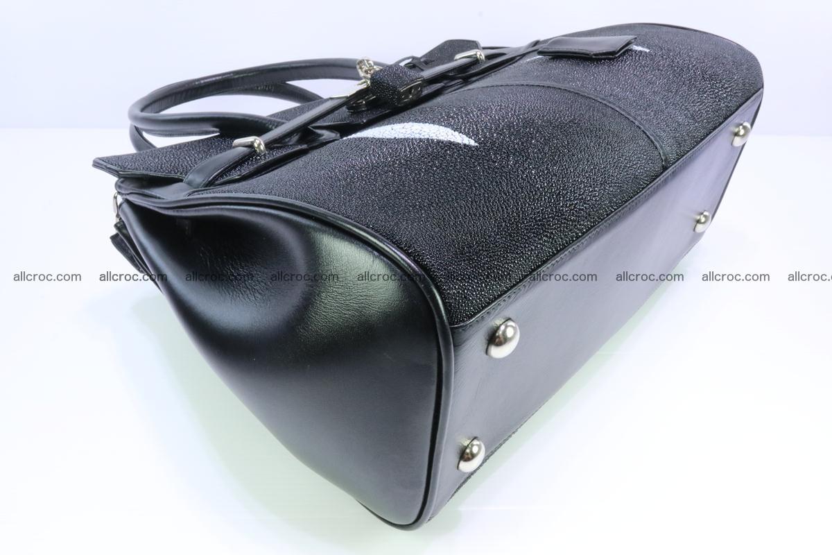 Stingray skin handbag replica of Hermes Birkin 385 Foto 6