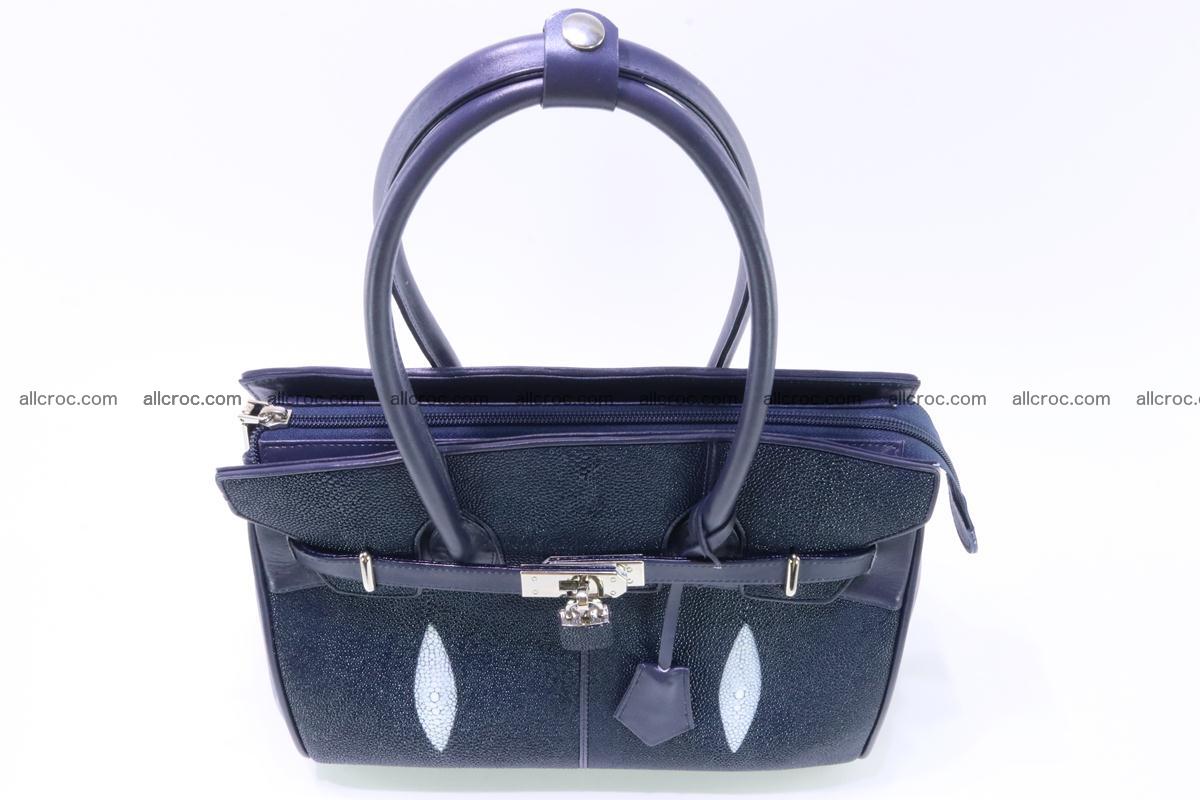 Stingray skin handbag replica of Hermes Birkin 386 Foto 7
