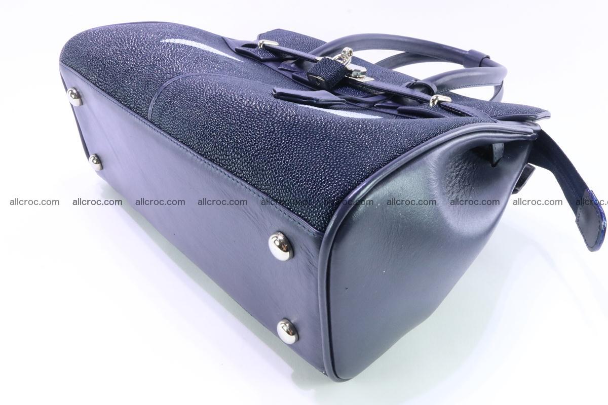 Stingray skin handbag replica of Hermes Birkin 386 Foto 9