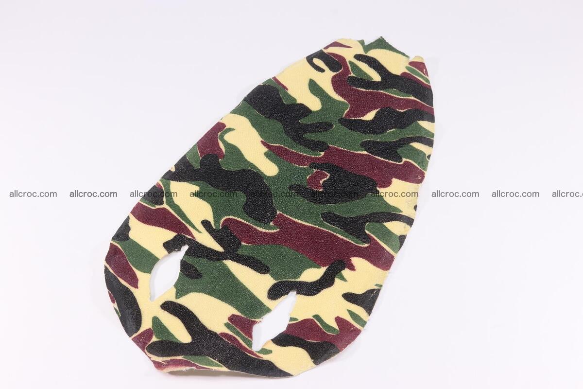 Stingray skin round shape 6 inches 1268 Foto 0