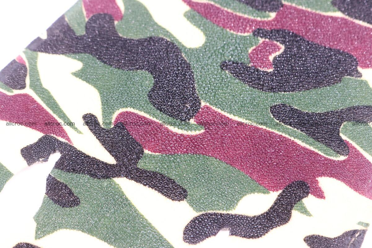 Stingray skin round shape 6 inches 1268 Foto 2