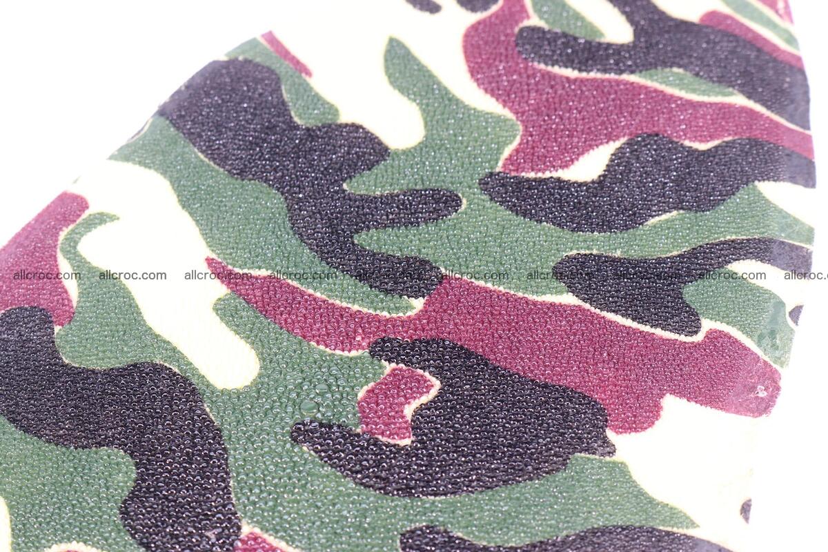 Stingray skin round shape 6 inches 1268 Foto 1