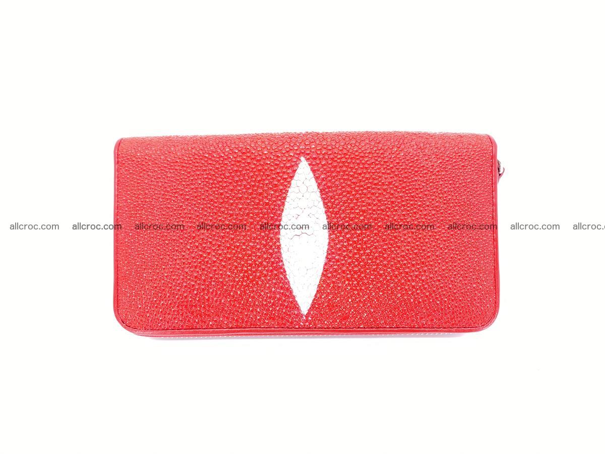 Stingray skin wallet  1 zip 1170 Foto 1