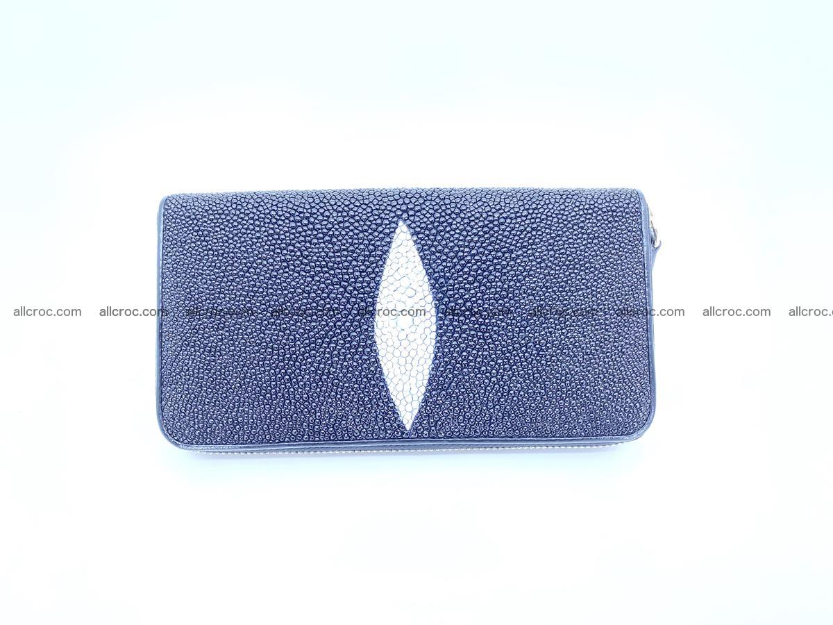 Stingray skin wallet  1 zip 1171 Foto 1