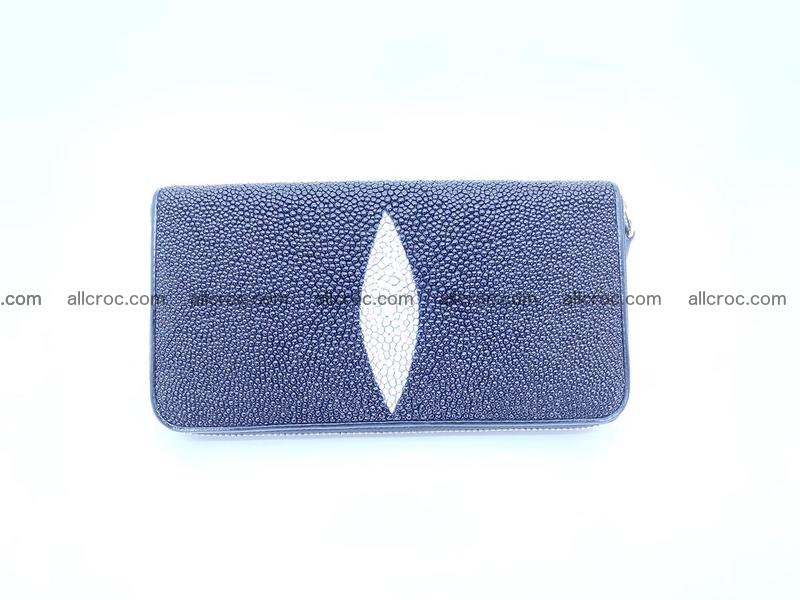 Stingray skin wallet  1 zip 1171