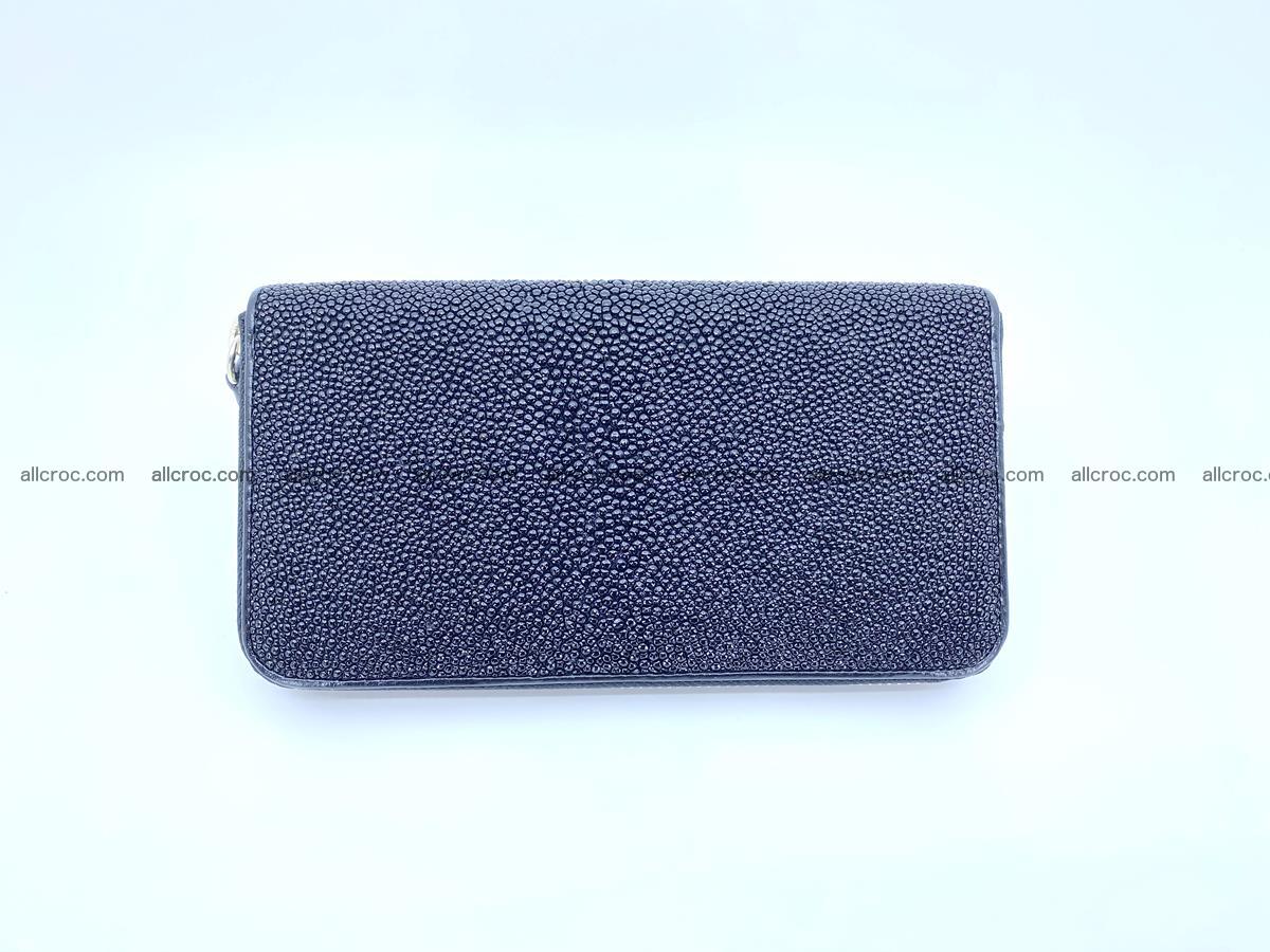 Stingray skin wallet  1 zip 1171 Foto 2
