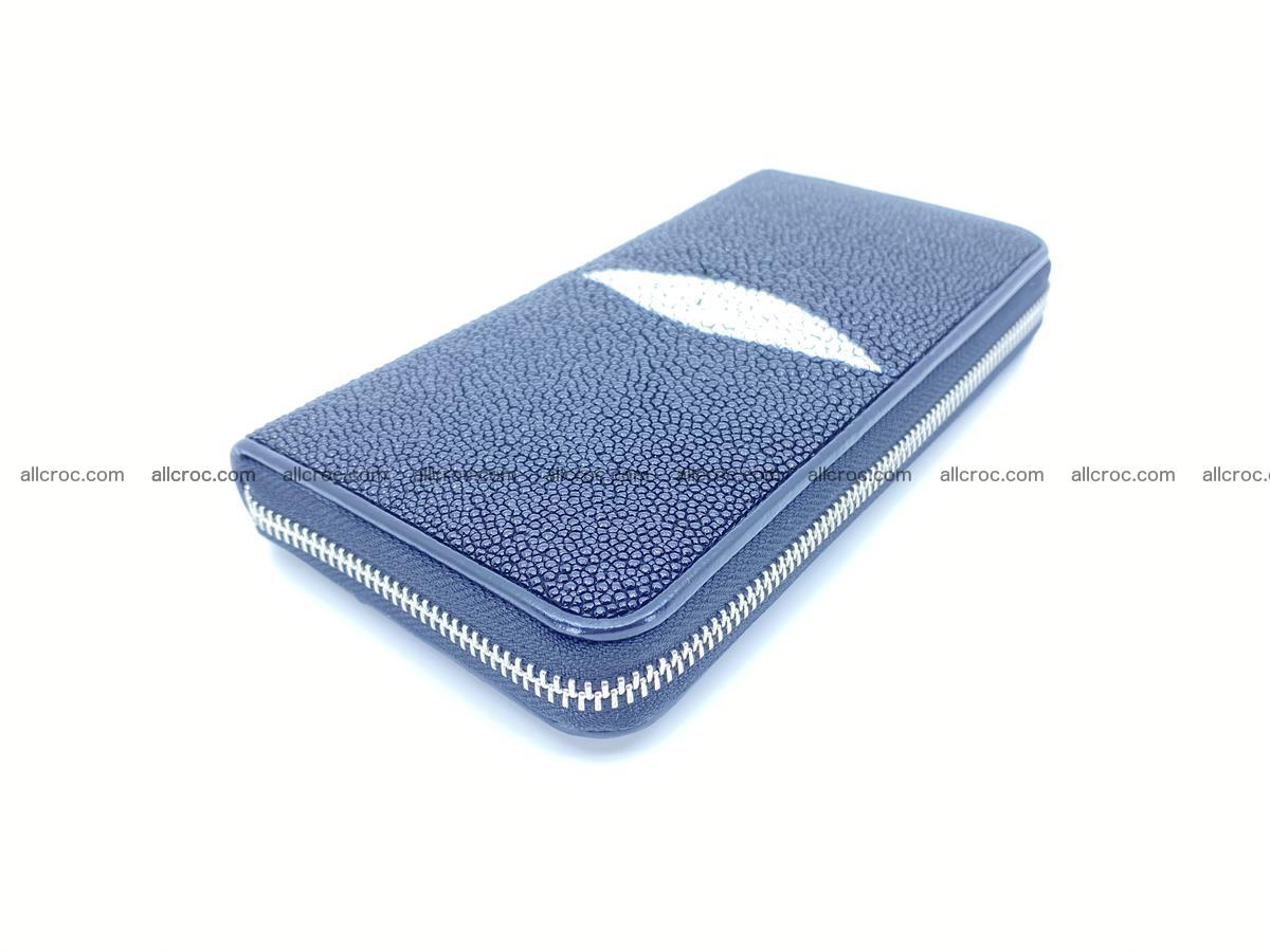 Stingray skin wallet  1 zip 1171 Foto 0
