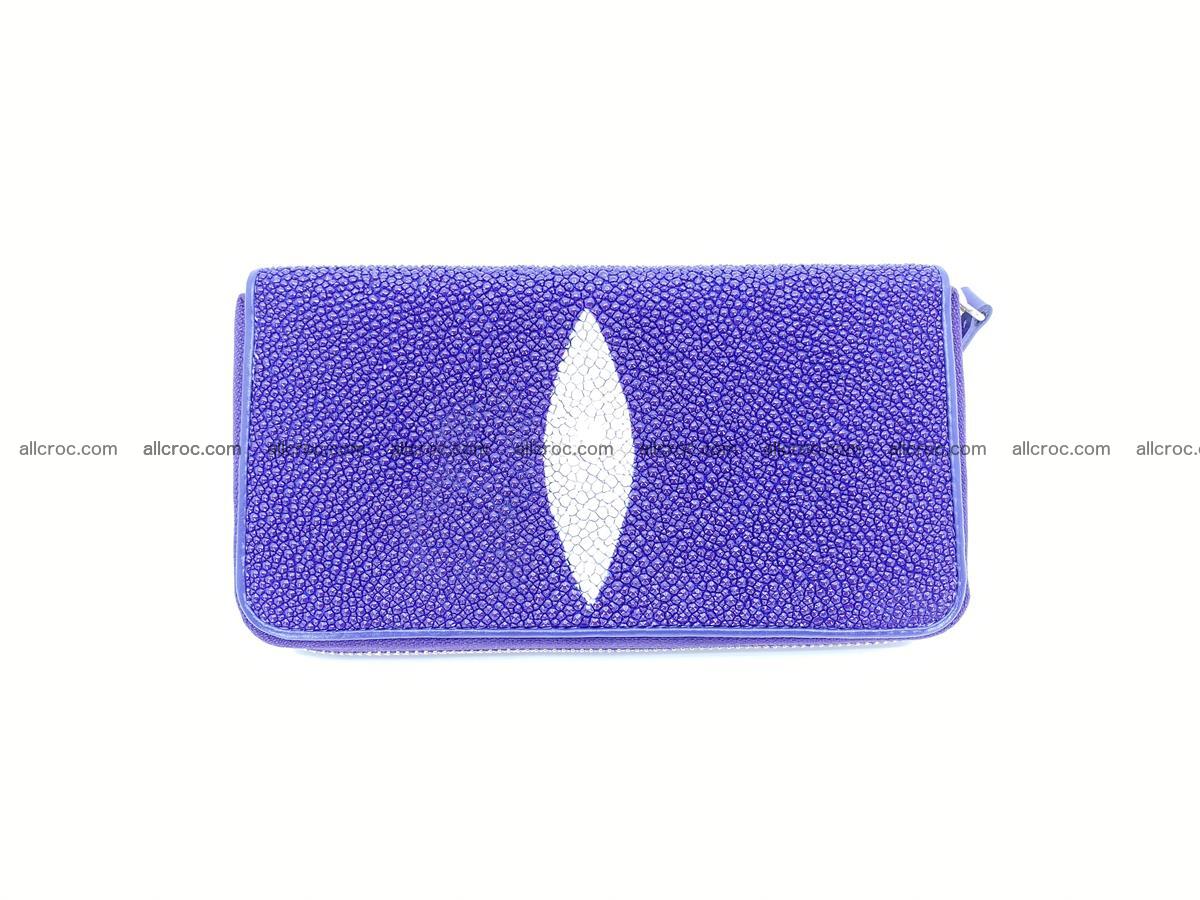 Stingray skin wallet  1 zip 1172 Foto 1