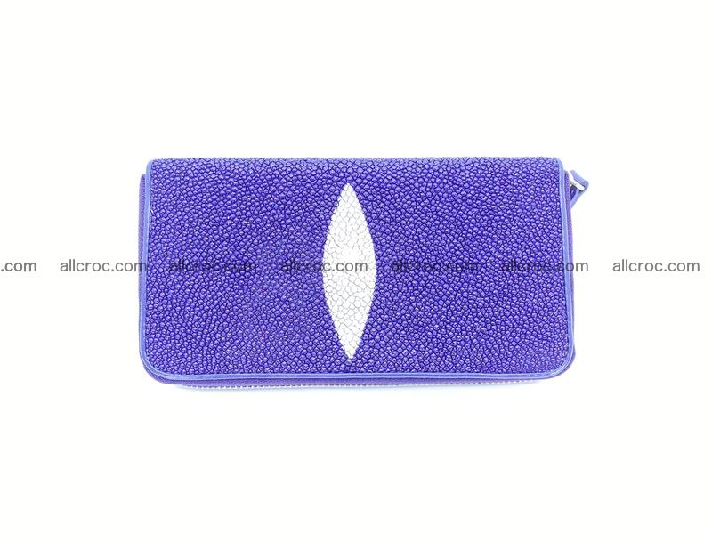 Stingray skin wallet  1 zip 1172