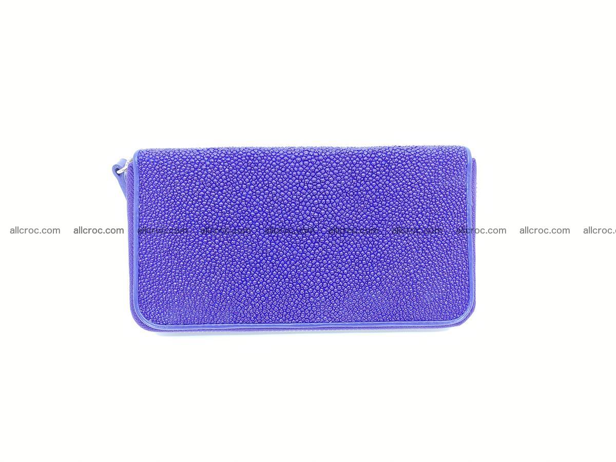 Stingray skin wallet  1 zip 1172 Foto 2