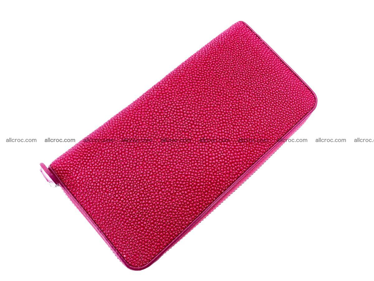 Stingray skin wallet  1 zip 2248 Foto 1