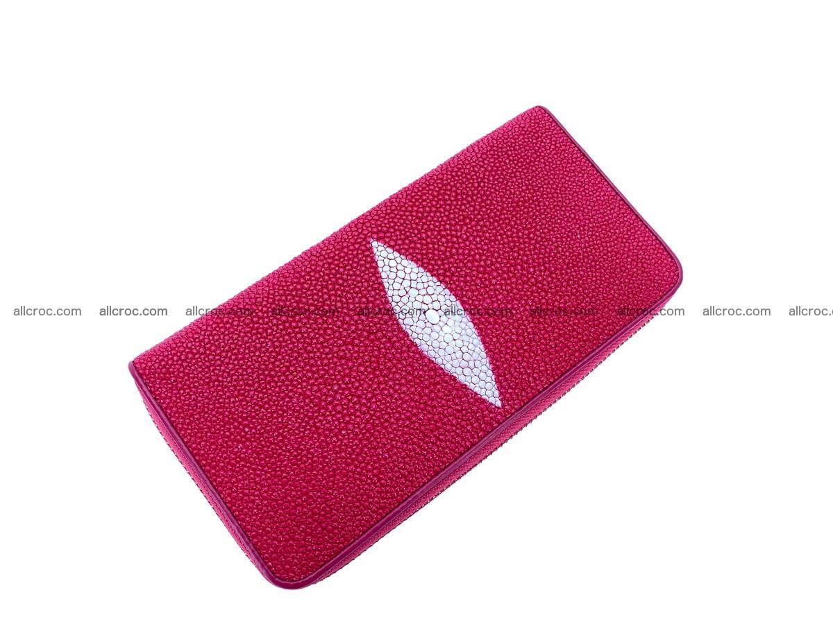 Stingray skin wallet  1 zip 2248 Foto 0