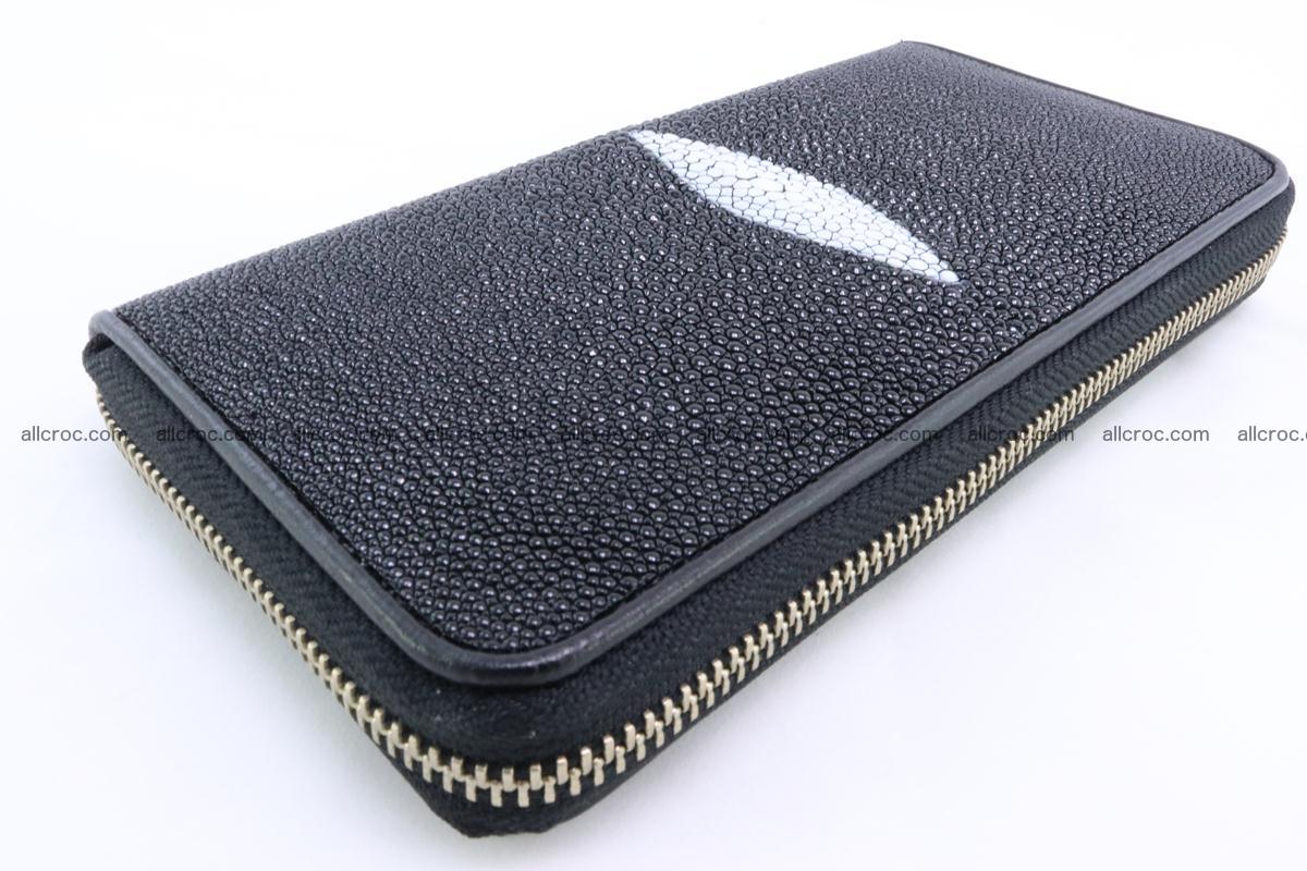 Stingray skin wallet with 1 zip 344 Foto 6
