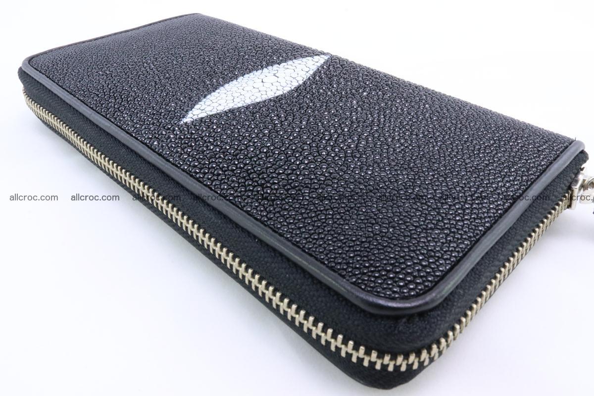 Stingray skin wallet with 1 zip 344 Foto 5