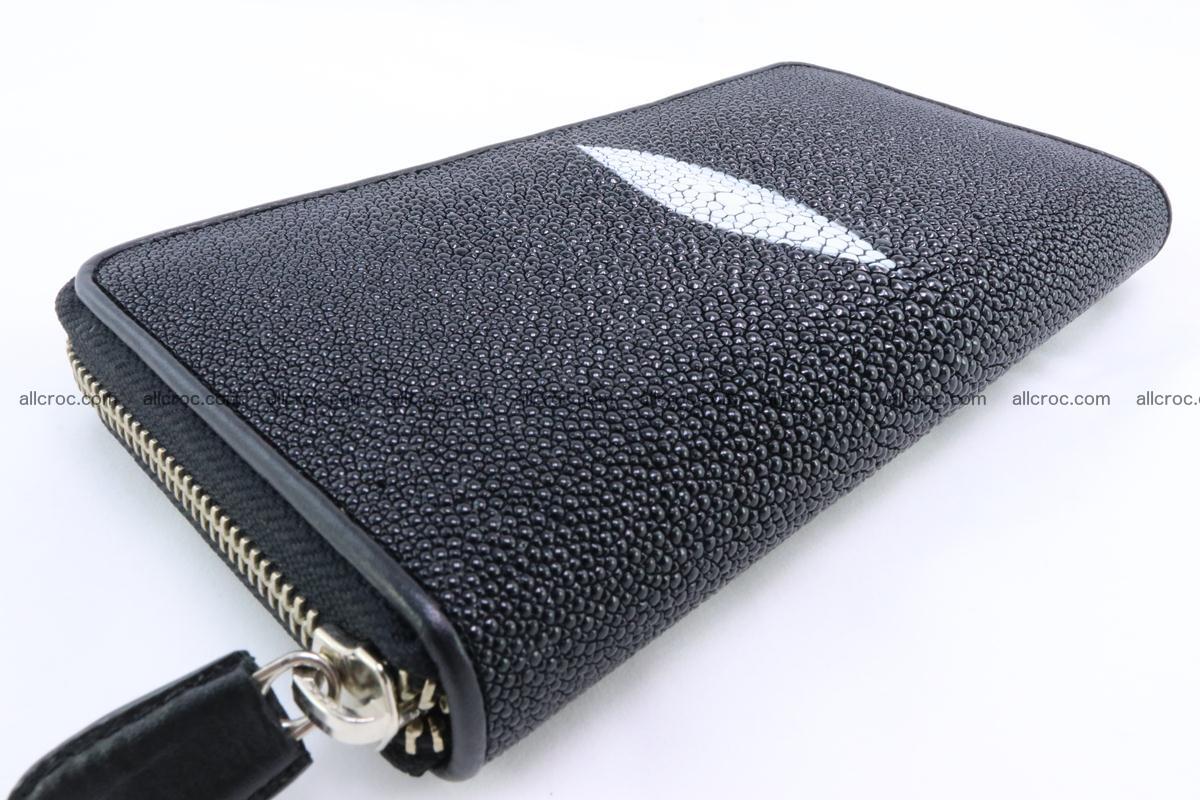 Stingray skin wallet with 1 zip 344 Foto 8