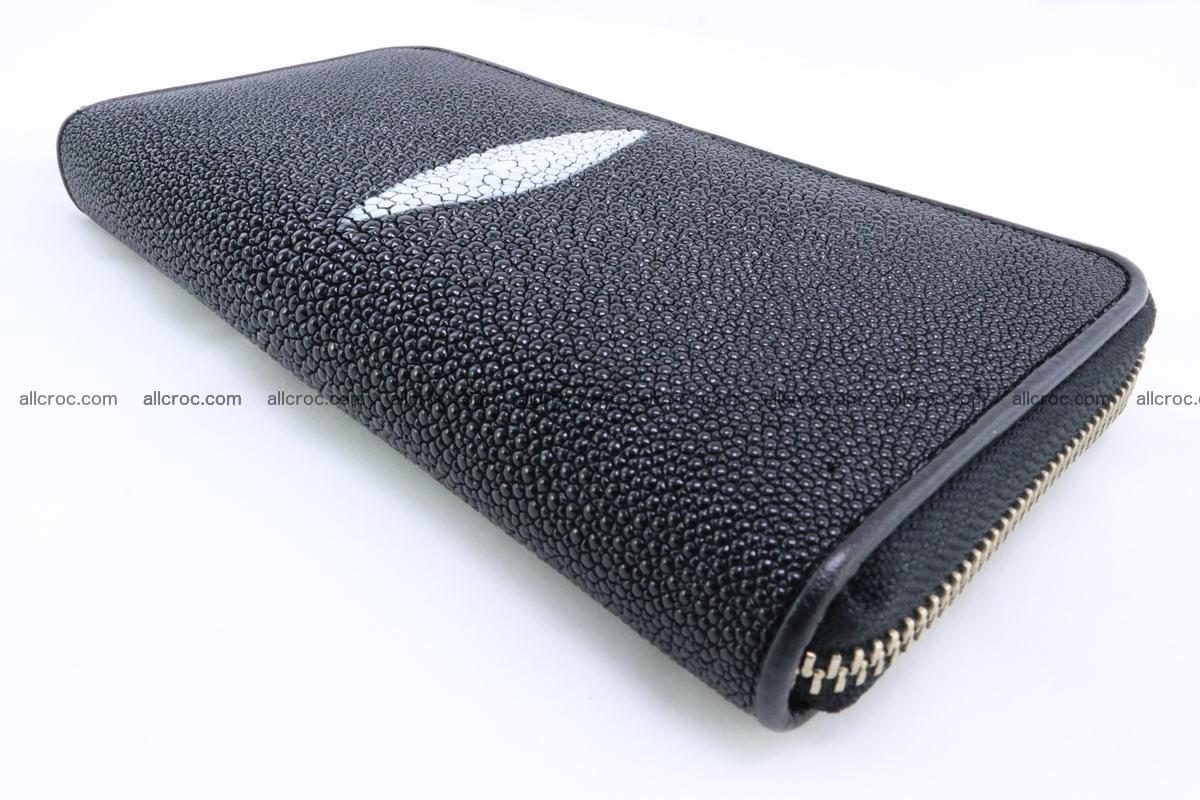 Stingray skin wallet with 1 zip 344 Foto 7