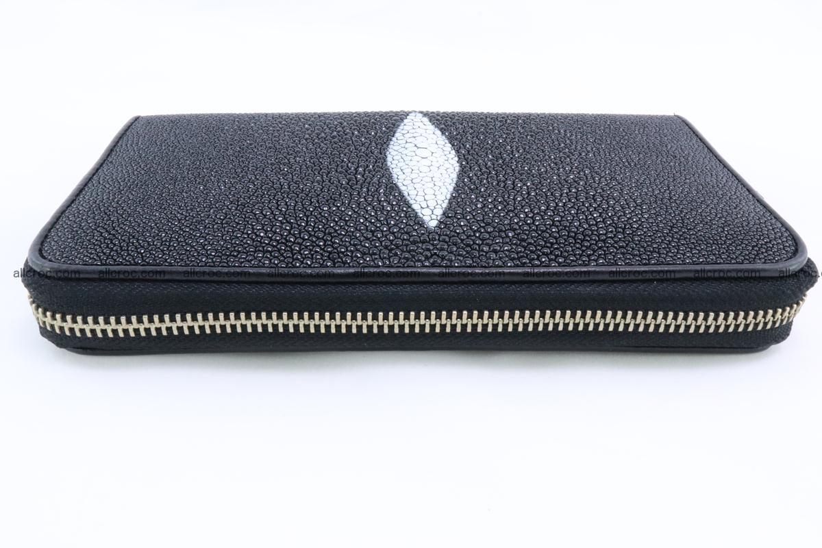 Stingray skin wallet with 1 zip 344 Foto 3