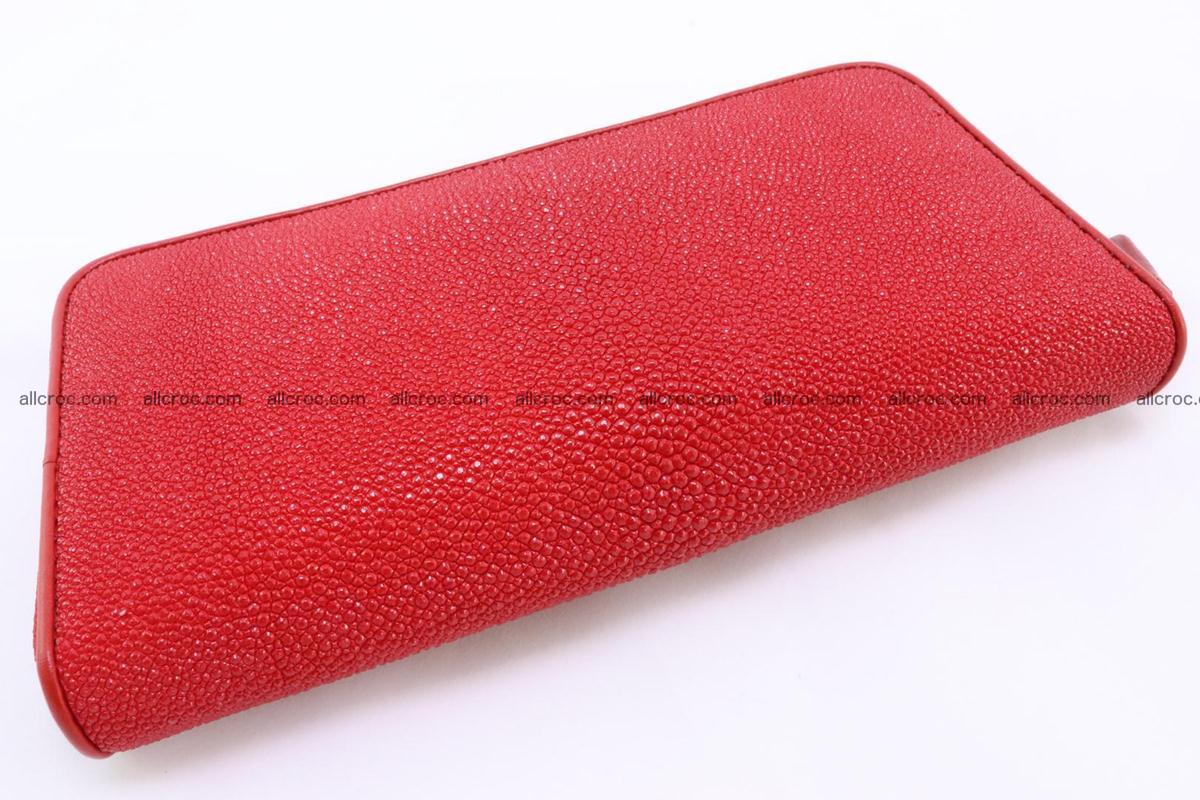 Stingray skin wallet with 1 zip 345 Foto 3