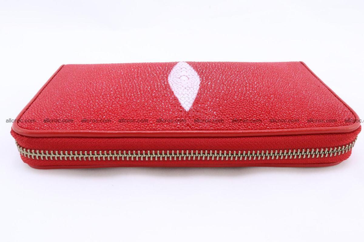Stingray skin wallet with 1 zip 345 Foto 4