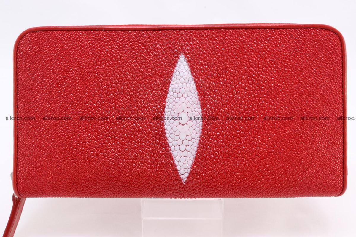 Stingray skin wallet with 1 zip 345 Foto 0
