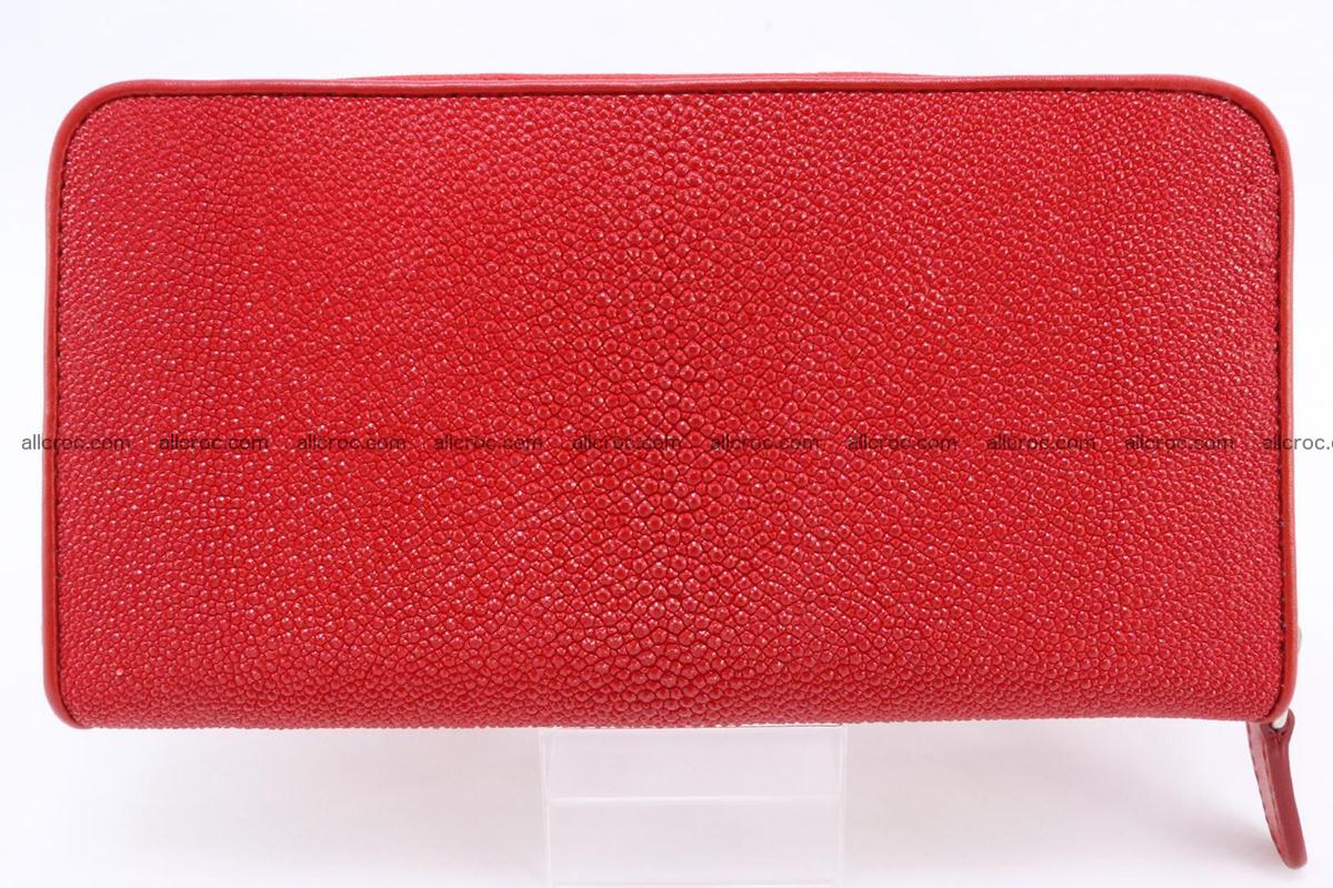 Stingray skin wallet with 1 zip 345 Foto 1
