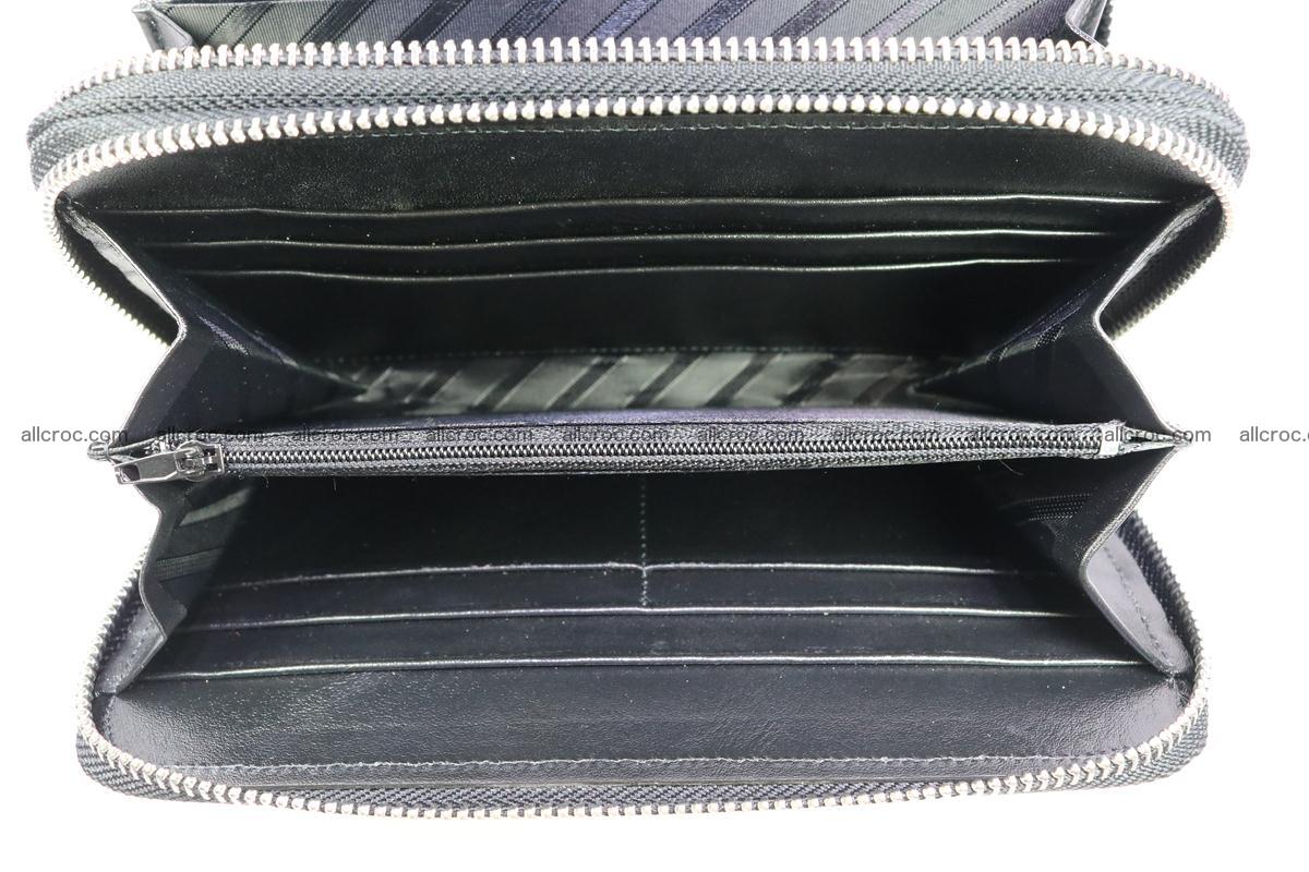 Stingray skin wallet with 2 zips 347 Foto 8