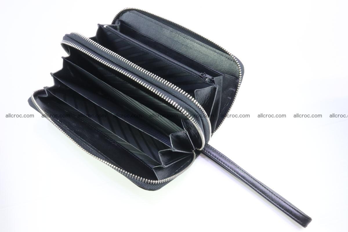 Stingray skin wallet with 2 zips 347 Foto 6