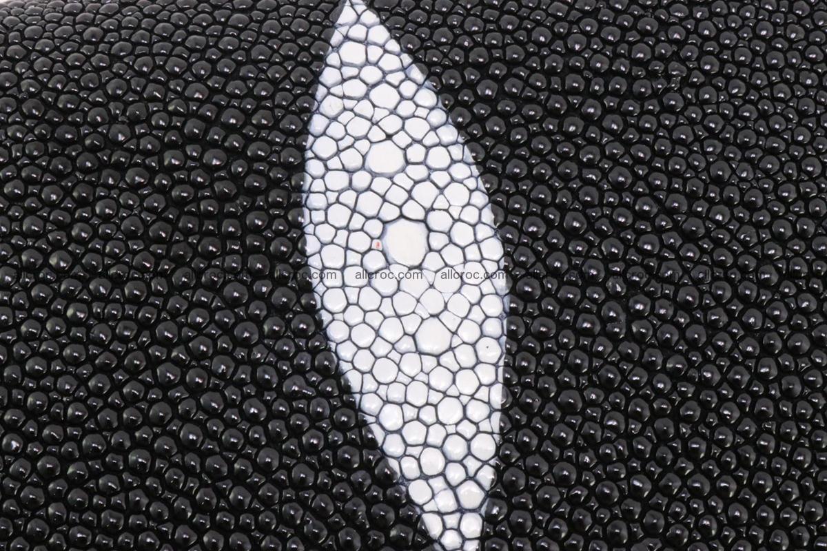 Stingray skin wallet with 2 zips 346 Foto 4