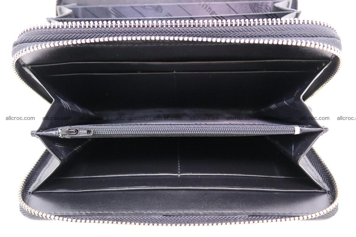 Stingray skin wallet with 2 zips 346 Foto 12