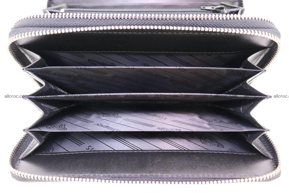Stingray skin wallet with 2 zips 346 Foto 11