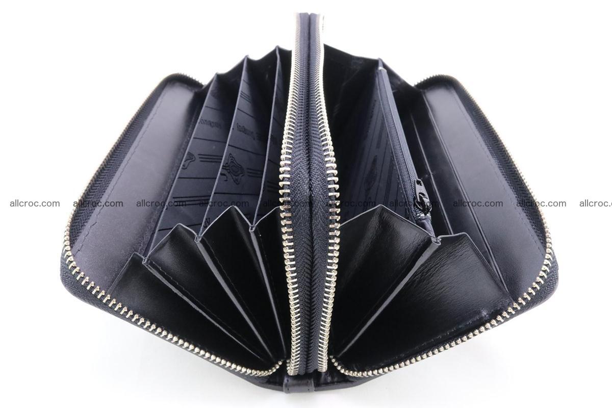 Stingray skin wallet with 2 zips 346 Foto 10