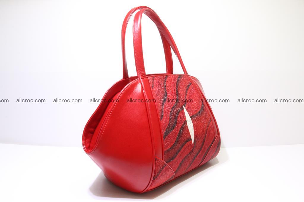Stingray skin womens handbag 398 Foto 3