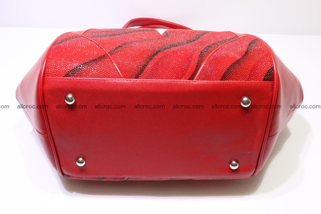Stingray skin womens handbag 398 Foto 8