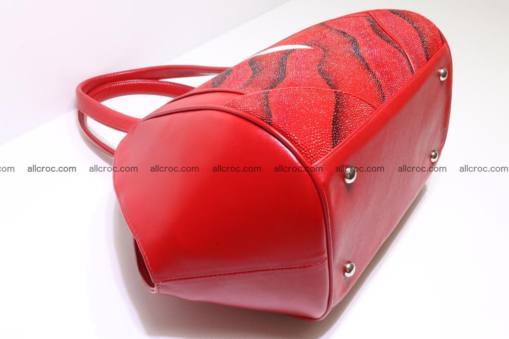 Stingray skin womens handbag 398 Foto 5
