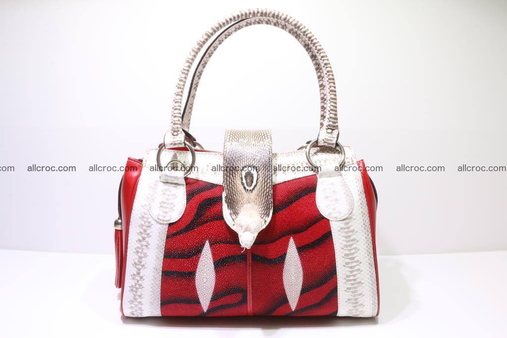 Stingray skin womens handbag 397 Foto 0