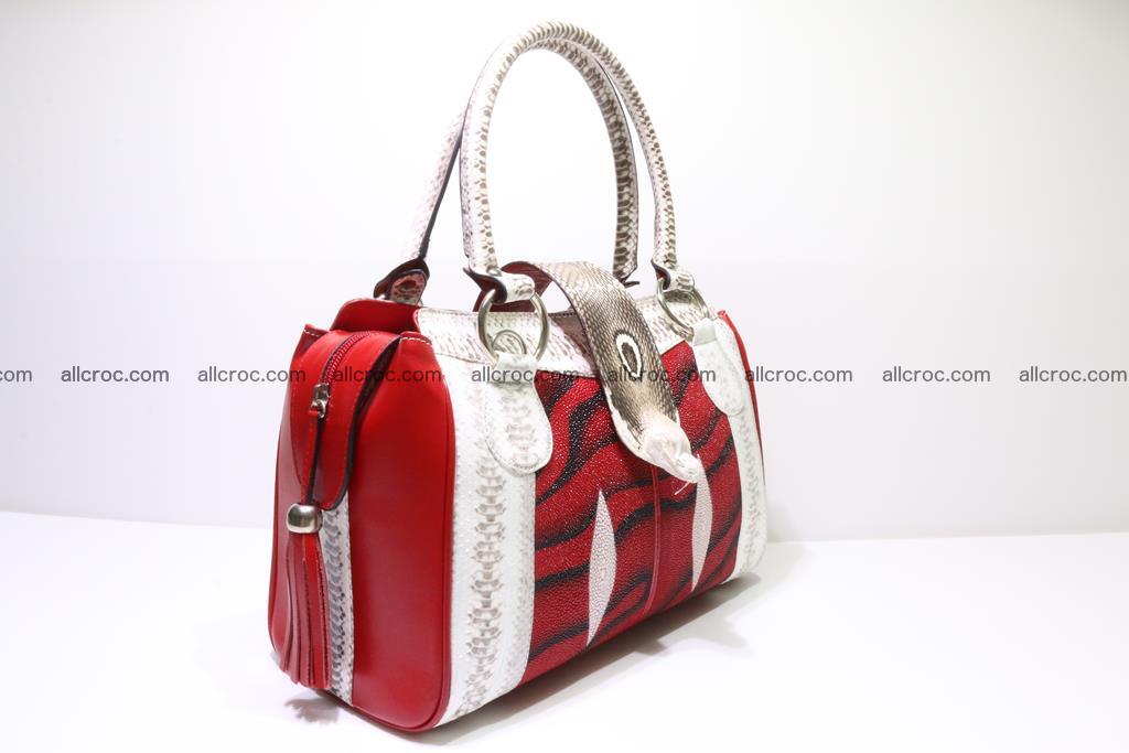 Stingray skin womens handbag 397 Foto 1