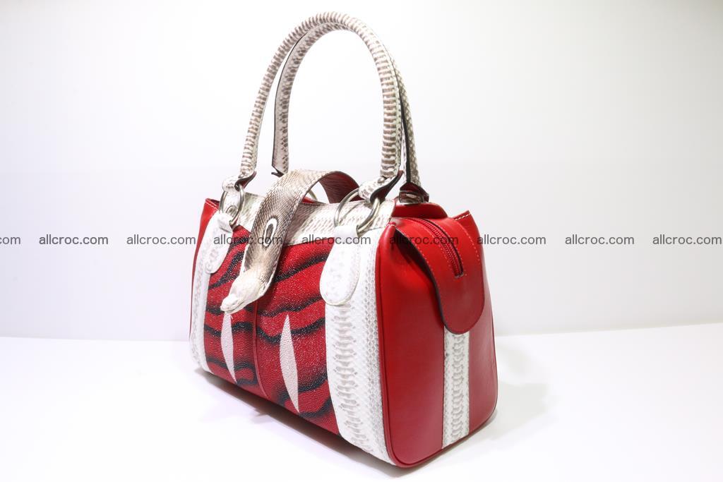 Stingray skin womens handbag 397 Foto 2
