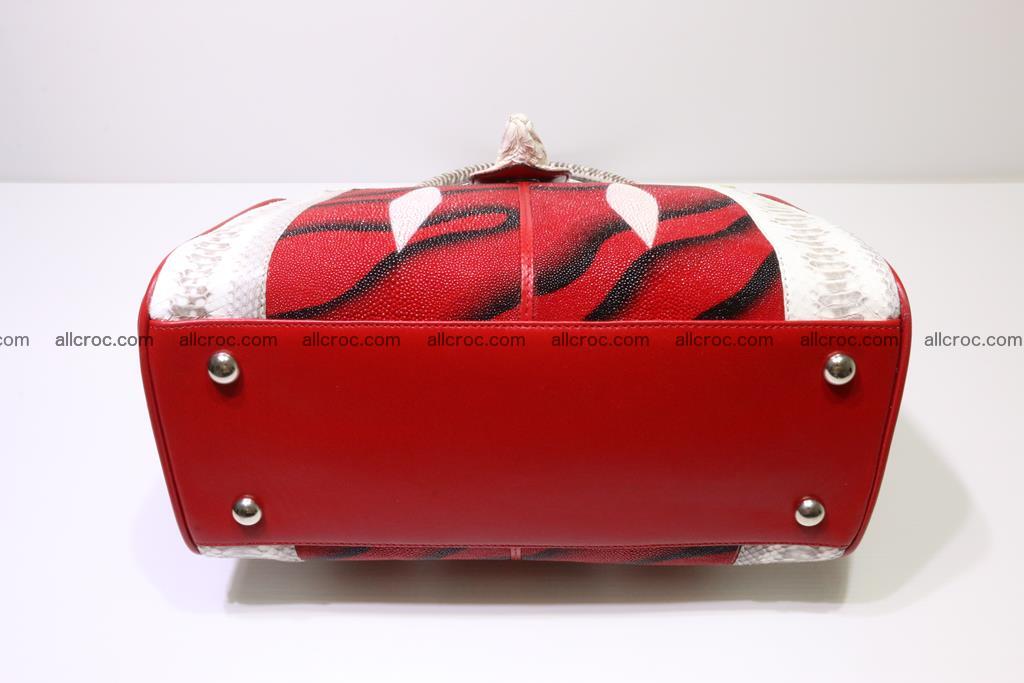 Stingray skin womens handbag 397 Foto 6
