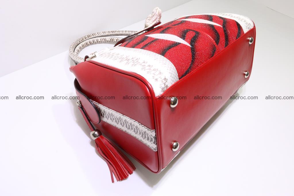 Stingray skin womens handbag 397 Foto 7