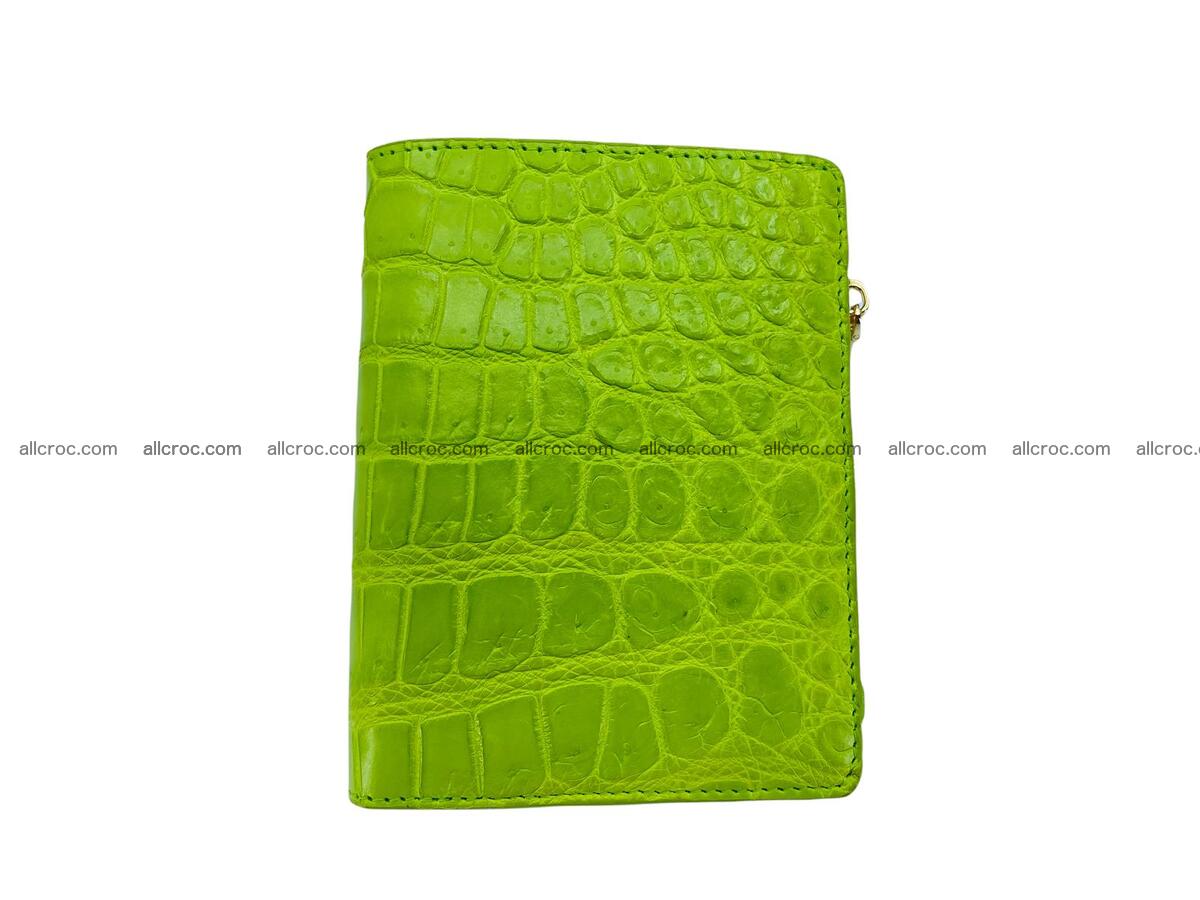 Vertical crocodile skin wallet 1718 Foto 5